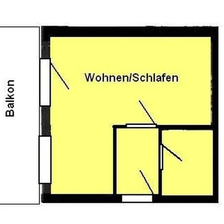 Rent this 1 bed apartment on Burkersdorfer Straße 4b in 08107 Kirchberg, Germany