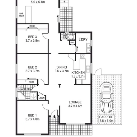 Rent this 3 bed apartment on Illawarra Street in Port Kembla NSW 2505, Australia