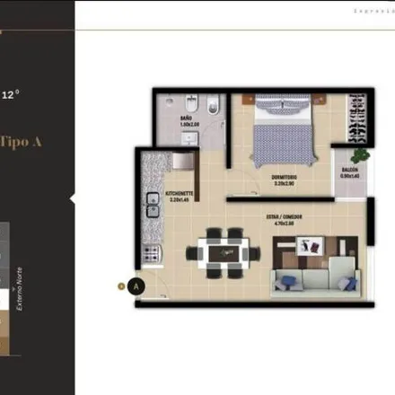 Buy this 1 bed apartment on Avenida Vélez Sarsfield 768 in Güemes, Cordoba