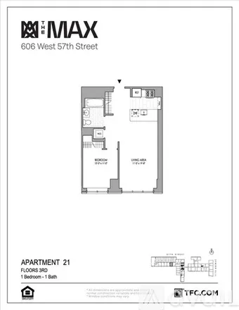 Image 9 - 606 W 57th St, Unit ONE - Apartment for rent