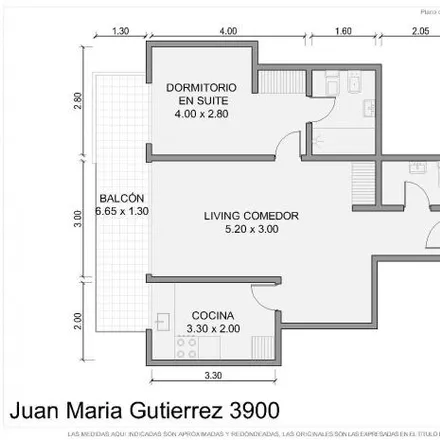 Rent this 1 bed apartment on Juan María Gutiérrez 3953 in Palermo, C1425 FAB Buenos Aires