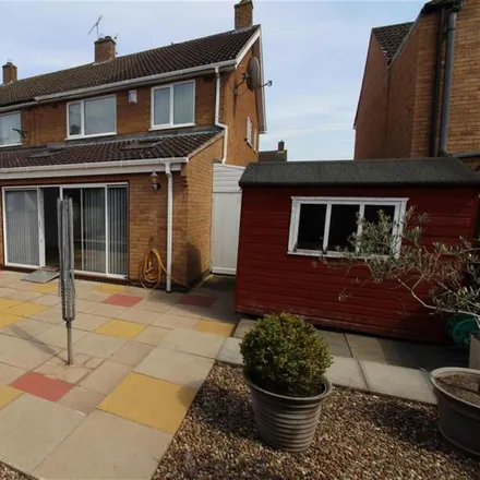 Rent this 3 bed duplex on Crantock Close in Leicester, LE5 6XD