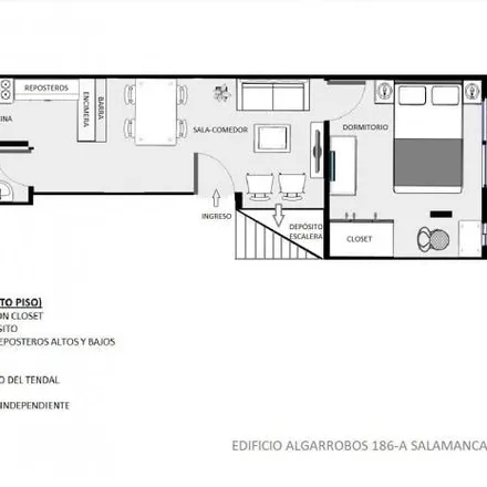 Rent this 1 bed apartment on MundoCan in Los Algarrobos 102, Ate