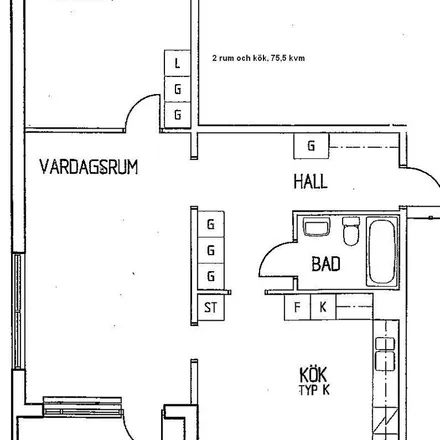 Rent this 1 bed apartment on Biologigränd 18 in 907 32 Umeå, Sweden