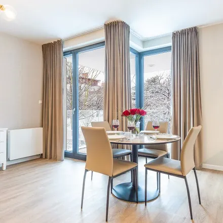 Rent this 1 bed apartment on Karlikowska 20 in 81-732 Sopot, Poland