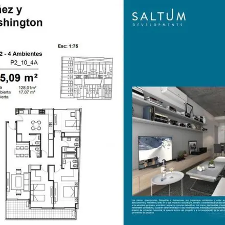 Buy this 3 bed apartment on Washington 3500 in Coghlan, C1430 AIF Buenos Aires