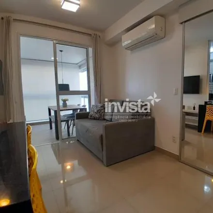 Rent this 1 bed apartment on Avenida General San Martin in Ponta da Praia, Santos - SP