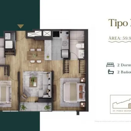 Buy this 2 bed apartment on Limaná in Augusto Pérez Araníbar Avenue, San Isidro