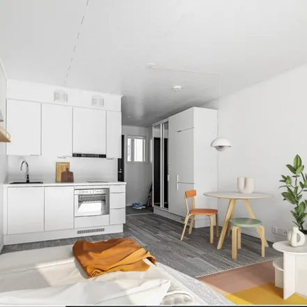 Rent this 1 bed apartment on Jahtimetsän lehtopurolaakso in Jahtimestarinkuja, 02940 Espoo