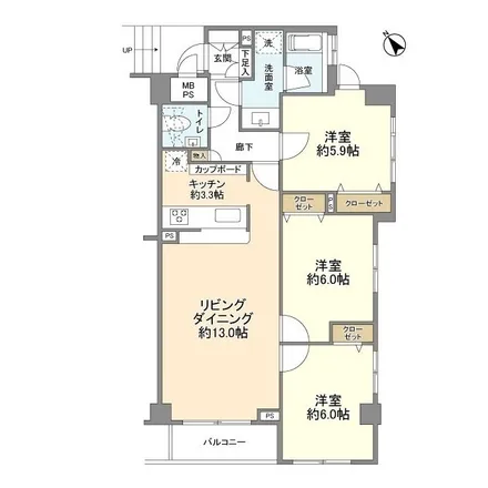 Image 2 - unnamed road, Sakura 2-chome, Setagaya, 156-0053, Japan - Apartment for rent
