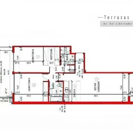 Rent this 2 bed apartment on Avenida del Libertador 1903 in Vicente López, B1638 ABF Vicente López