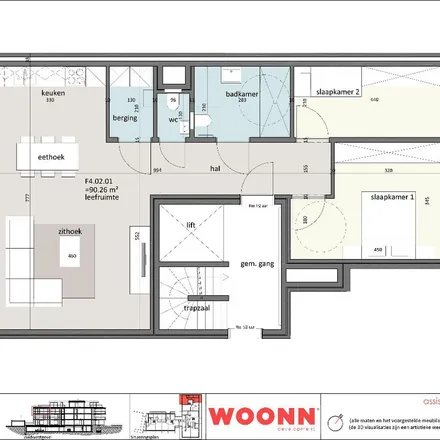 Rent this 2 bed apartment on Lindendreef 1§ in 8630 Veurne, Belgium