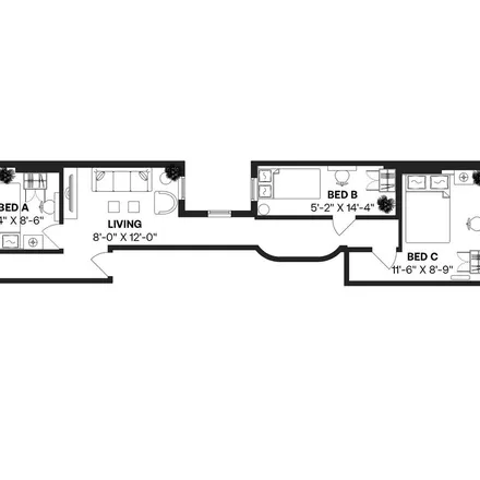 Image 8 - 439 West 48th Street - Room for rent