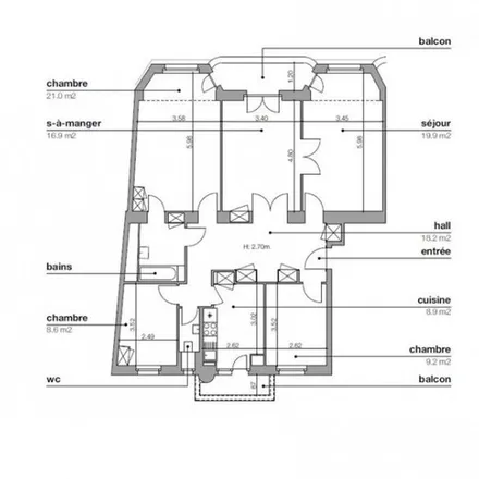 Rent this 1 bed apartment on Rue Centrale 17 in 1003 Lausanne, Switzerland