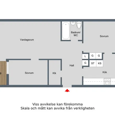 Rent this 3 bed apartment on Orrspelsvägen 3A in 612 43 Finspång, Sweden