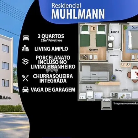 Buy this 2 bed apartment on Rua Henrique Muhlmann in Jardim Claudia, Pinhais - PR