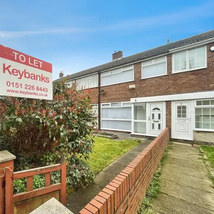 Rent this 3 bed townhouse on Keybank Road in Liverpool, L12 5EP