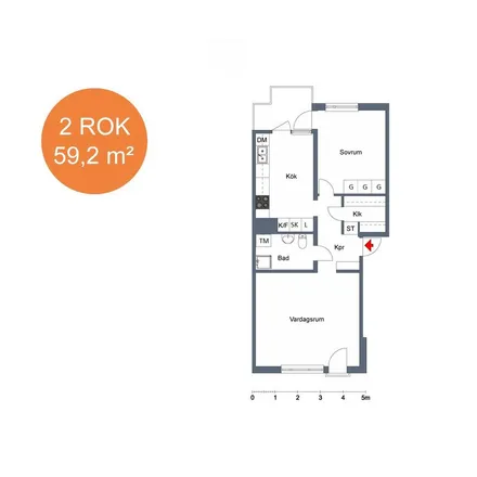 Image 2 - Solvarvsgatan, 507 41 Borås, Sweden - Apartment for rent