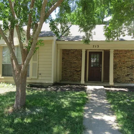 Rent this 2 bed duplex on 713 Denmark Drive in Mesquite, TX 75149