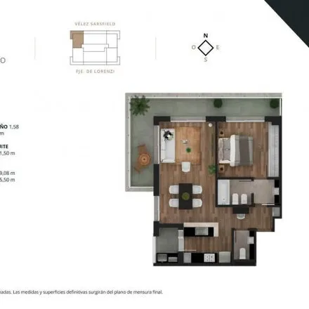 Buy this 1 bed apartment on Arenales 166 in Islas Malvinas, Rosario