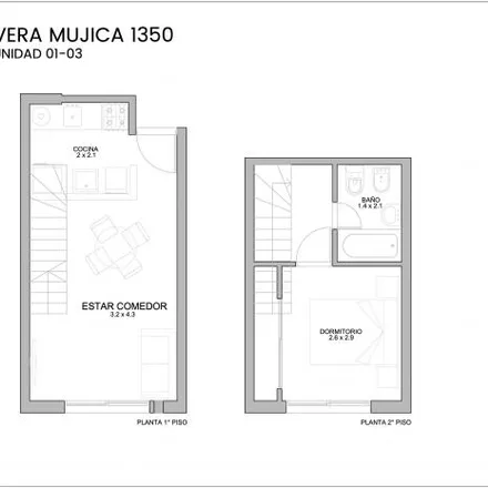 Buy this 1 bed apartment on Vera Mujíca 1500 in Echesortu, Rosario