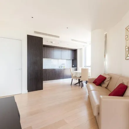 Rent this 1 bed apartment on Charrington Tower in 11 Biscayne Avenue, London