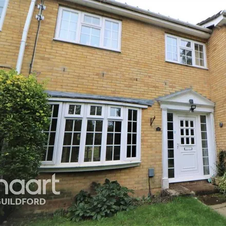 Rent this 3 bed townhouse on 77 Keens Lane in Worplesdon, GU3 3HS