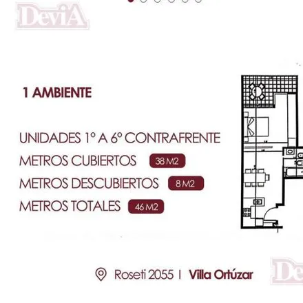 Buy this studio apartment on Roseti 2061 in Villa Ortúzar, 1174 Buenos Aires