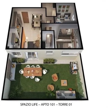 Buy this 2 bed apartment on Assembleia de Deus Missão Vida in Estrada do Barro Vermelho, Colégio