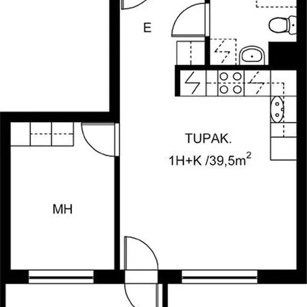 Rent this 2 bed apartment on Nuolikatu 7d in 7e, 15110 Lahti