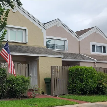 Buy this 3 bed townhouse on 1336 Northwest 122nd Terrace in Pembroke Pines, FL 33026