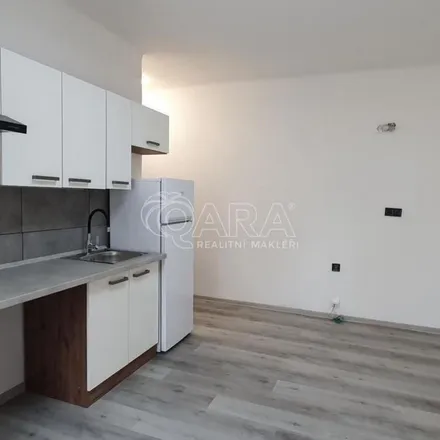 Rent this 1 bed apartment on Bělocerkevská 474/15a in 100 00 Prague, Czechia