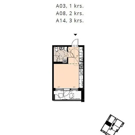 Rent this 1 bed apartment on Furuborginkatu in 00910 Helsinki, Finland