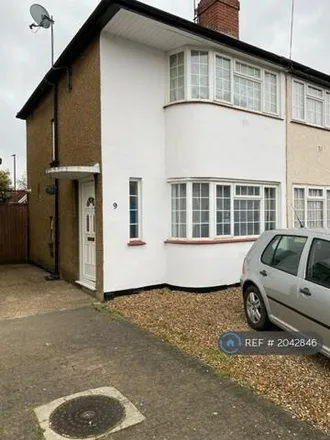 Rent this 2 bed duplex on Longford Avenue in London, TW14 9TQ