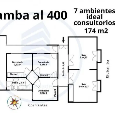 Buy this 4 bed apartment on Riobamba 381 in Balvanera, 1045 Buenos Aires