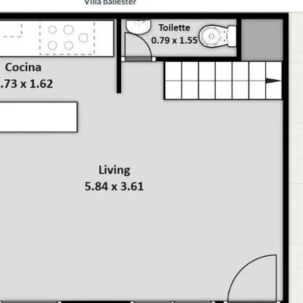 Buy this 2 bed apartment on 51 - República 5108 in Chilavert, B1653 ASI Villa Ballester