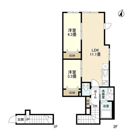 Image 2 - unnamed road, Gohongi 1-chome, Meguro, 153-0053, Japan - Apartment for rent