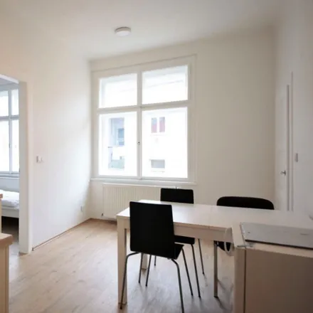 Rent this 1 bed apartment on Košická 68/25 in 101 00 Prague, Czechia
