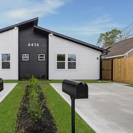 Rent this 3 bed house on 4430 Elmwood Street in Sunny Side, Houston