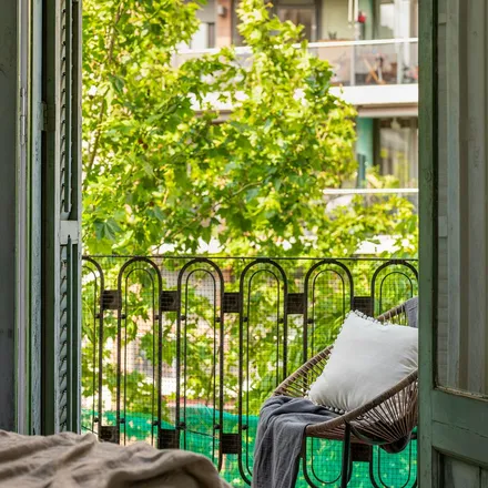 Rent this 1 bed apartment on Carrer de Calàbria in 142, 144