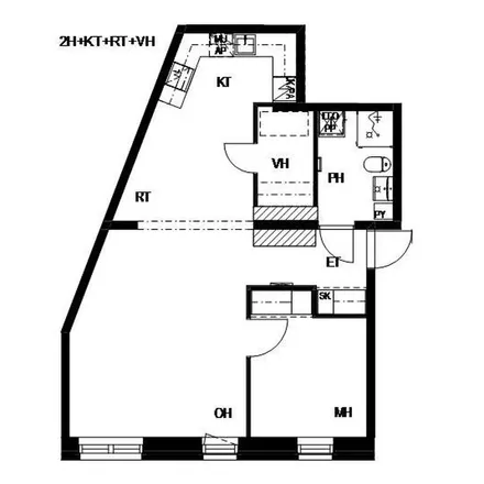 Rent this 2 bed apartment on Hietasaarenkuja 4 in 00220 Helsinki, Finland
