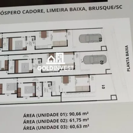 Buy this 2 bed house on Rua Alberto Müller in Limeira Baixa, Brusque - SC