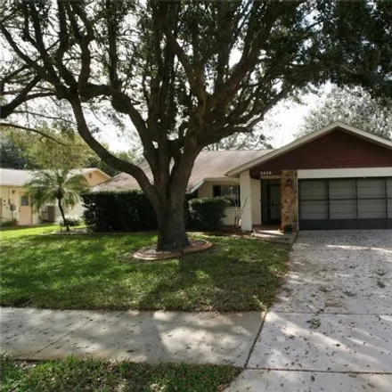 Rent this 3 bed house on 8650 Woodbridge Drive in Seven Springs, Pasco County