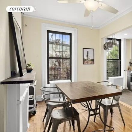 Rent this 3 bed townhouse on 293 Prospect Place in New York, NY 11238