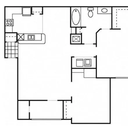 Rent this 2 bed apartment on 16841 Hafer Road in Harris County, TX 77090