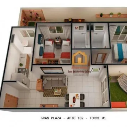 Buy this 2 bed apartment on Avenida Coemitanga in Jardim Helvécia Complemento, Aparecida de Goiânia - GO