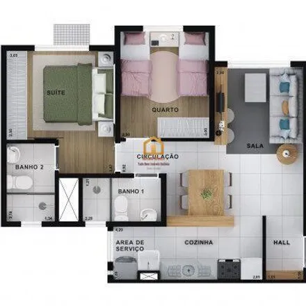 Buy this 2 bed apartment on Rua 8 in Aparecida de Goiânia - GO, 74950-311