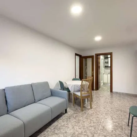 Rent this 3 bed apartment on Garden House Hostel Barcelona in Carrer d'Hedilla, 08001 Barcelona