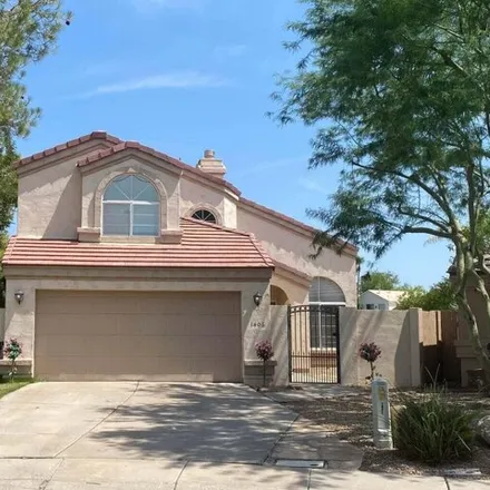 Rent this 3 bed house on 1406 West Lake Mirage Court in Gilbert, AZ 85233