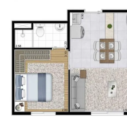 Buy this 1 bed apartment on Avenida Thomas Edison 257 in Barra Funda, São Paulo - SP